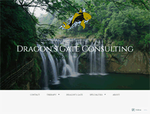 Tablet Screenshot of dragonsgateconsulting.com